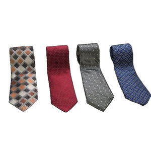 Men’s 100% Silk Tie Lot Mirto Calvin Klein Van Heusen Dress Neckties